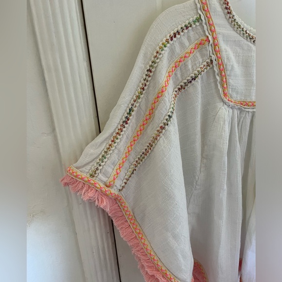 Poncho Style Kids Cover Up Top - Picture 7 of 13